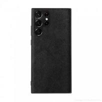 Italian Alcantara Case for Samsung S24 Ultra Plus S23 S22 S21 Fold 6 Flip 6 Flod 5 Luxury Business Supercar Same Leather Case Galaxy S23 juoda