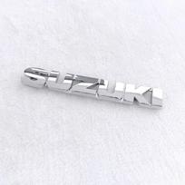 3D ABS Automobilio Galinės Emblemos Lipdukas SUZUKI Swift Sport Jimny Grand Vitara Alto SX4 Alivio Samurai Bandit Šoninio Emblemos Apdaila sidabras
