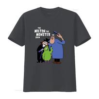 The Milton Monster Show Cartoon Print T Shirt for Fashion Casual vintage fashion streetwear graphic Stylish Slightly 4XL blue