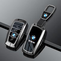 Cinko Lydinio Automobilio Išmaniojo Nuotolinio Rakto Dangtelis Korpusas BMW 1 3 5 7 Serijai X1 X3 X4 X5 X6 F10 F20 F30 F34 F25 F31 M3 M4 E34 Beraktis black