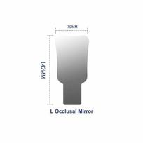 Dantų veidrodėlių nuo rasojimo rinkinys - Veidrodėlis su LED šviesa, Ortodontiniai atšvaitai, Be rasojimo intraoralinei fotografijai L type Mirror gray