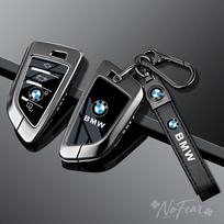 Cinko Lydinio Raktų Pakabukas Automobilio Raktų Dėklas Dangtelis BMW 1 2 3 4 5 6 7 Serijai X1 X3 X4 X5 X6 X7 F20 G20 G30 G05 G11 F15 F16 G01G02 F48 black