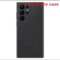 For Samsung S24 Ultra Silicone Full Cover Phone Case With Spray Coating For Protection And Style Black S24 Ultra