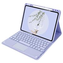 for IPad 11th Generation A16 Pro 11 5th 10th 10.9inch 10.2 9th 8 7th Air5 4 3 Pro 2 1 9.7 5th 6th Magnetic Keyboard Case iPad Air 3 Pro 10.5 violetinė