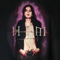 Vintažiniai HIM grupės Razorblade Romance marškinėliai Unisex iki 5XL EL075 Unisex T-shirt S beige