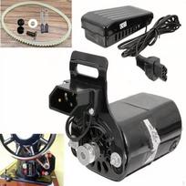 180W buitinės siuvimo mašinos variklis, kojinis valdymo pedalas, priedai (EU kištukas) black