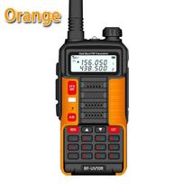 2 vnt Baofeng UV-10R didelės galios nešiojamasis dviejų juostų dvipusis CB Ham radijo USB įkrovimas BF UV-10R racijos rinkinys 2PCS-AU Plug oranžinė