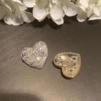 Statement Heart Stud Earrings 925 Silver Needle Micro Pave Cubic Zirconia Fashion Ear Studs Women Cute Earring balta