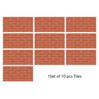 10 vnt.; Klijuoti PVC meno tapetai 10cmX20cmX10pcs
