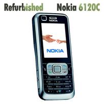 Atnaujintas originalus Nokia 6120 Classic mobilusis telefonas su 1 SIM kortele No charger juoda