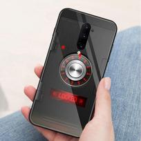 Dėklas Oneplus 7 pro, užrakintas raštuotas stiklinis galinis dangtelis, dėklas Oneplus 6t coque, skirtas Oneplus 1+ 5 6 Oneplus 6 6t 7 pro Oneplus 5 gray