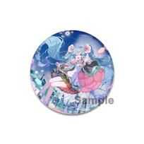 32/44/58 mm Hatsune Miku animacinių filmų figūrėlės sagės Cosplay dainininkės išskirtinis ženklelis apykaklei kuprinės skrybėlės aksesuaras rankų darbo emalio smeigtukas Dovana 32mm