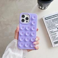 Siurbiamoji minkšto silikono telefono dėklas, skirtas iPhone 11 13 16 12 14 Pro 15 Pro Max Plus, neslystantis, atsparus smūgiams buferis, saldainių spalvos dangtelis For iPhone 14 Pro