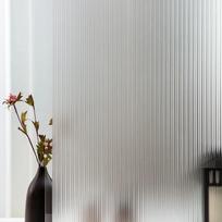 2 metrų matinis dryžuotas langų plėvelė vitražinis dekoratyvinis UV lipdukas privatumas matinė lipni plėvelė langų lipdukas stiklui 30x200 cm