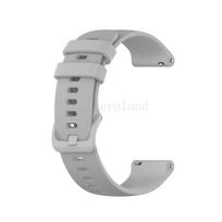 Dirželis Garmin Venu 2 / Venu 2S Vivoactive 5 4 3 4S išmaniam silikoniniam apyrankės dirželiui Amazfit GTR GTS Bip apyrankės dirželis 18 20 22MM 22mm Width Strap pilka spalva