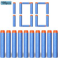 7,2 cm 100 vnt Nerf Soft Bullets Smiginis apvalios galvutės Papildymas Kempinėlė Smiginis Vaikams Žaislinių ginklų kulkos NERF N-Strike Blasters