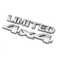 DSYCAR 1Set 3D Chrome Automobilių lipdukai 4x4 Ribotos uodegos emblemos ženklelio lipdukai automobilio kėbulo lipdukas, skirtas Jeep Grand Cherokee Wrangler sidabras