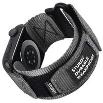 NAUJA Sportinė Nailoninė Apyrankė Apple Watch Juostai Ultra 3 49mm 46mm 42mm 45/44/41mm 40mm Apyrankė Iwatch Serijoms 11 10 9 8 7 6 SE3 42 44 45 49mm black