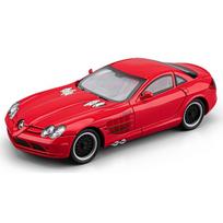 1/24 BENZ SLR Lydinio Klasikinis Sportinis Automobilis Modelis Diecasts Metalinis Trasos Lenktyninis Automobilis Transporto Priemonės Modelis Simuliacinis Garsas ir Šviesa Vaikams Žaislai Dovana raudona