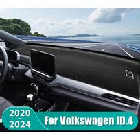 For Volkswagen VW ID.4 ID4     2024 Car Dashboard Mat Sun Shade trument Desk Non-slip Cover Accessories A style Red side gray