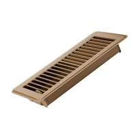 Metalinis grindų ventiliacijos dangtelis 4*10 colių Anti-blocking Heavy Duty Ventiliacijos grotelės Oro dangtelis Aukšto efektyvumo grindų ventiliacijos dangteliai ruda