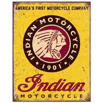 Indian Motorcycle Vintažinis Metalinis Ženklas Garažo Pub Dekoras 20x30cm