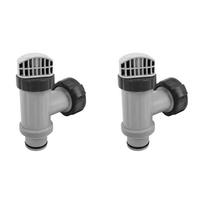 25010 Baseino stūmoklinis vožtuvas Intex filtro siurbliui 28635EG 28633EG 28671EG Pakeičiamos antžeminio baseino dalys gray
