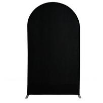 Dvipusio arkos fono stovo dangtis Vienspalvis arkos formos foninis dangtelis Banketas 120x220cm