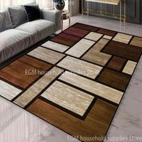 Šiaurietiško stiliaus geometrinio rašto kilimai svetainei 200x300cm Dideli kambario kilimai Skalbiami mašinoje Neslystantis Europos tatamio kilimėlis 80x160cm