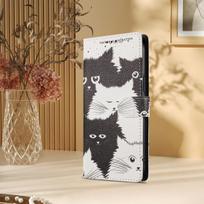 Telefono dėklas Samsung Galaxy A72 A52 A52S A42 A32 A22 A12 A02 A71 A51 A41 A31 A21 A21S A11 A01 Knyga Apverčiamas Piniginė Odinis Galaxy A11 white