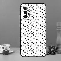 Juodai baltų taškelių dėklas, skirtas Samsung Galaxy A52 A32 A12 A14 A34 A54 A13 A33 A53 A73 A50 A70 A71 A51, galinis dangtelis Samsung A22 4G