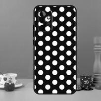 Juodai baltų taškelių dėklas, skirtas Samsung Galaxy A52 A32 A12 A14 A34 A54 A13 A33 A53 A73 A50 A70 A71 A51, galinis dangtelis Samsung A13 4G