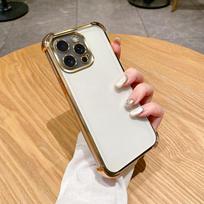 Galvanizuotas „Flash Shell“ dėklas telefonui Motorola Moto G86 G84 G77 G75 G72 G60 G56 G54 G52 G35 G30 G20 G10 G06 Power G15 G05 G04 G24 E14 E15 Motorola Moto G77 auksas
