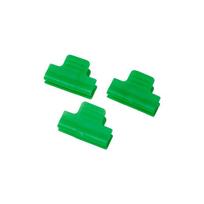 10mm Laminating Clips Set of 20 Pieces for Secure Document Sealing and Organization Suitable for Office School and Home Use One Size green