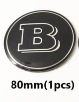 Modifikuotas ratlankio gaubtelis B logotipo Emblema Lipdukas BRABUS GLS W464 G63 CLS W463 G500 G350 W213 W204 W205 W253 W210 W211 W220