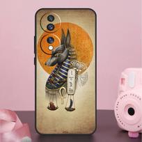 Anubis Egyptian God Case For Honor 400 Pro 200 50 70 90 X9a X9b X9c X9d X8b X8c Win Magic 7 Lite 5 6 8 Pro Cover Honor X9c orange