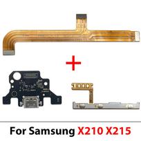 For Samsung For Samsung Tab A9 Plus X210 X215 Motherboard FPC Main Board Connector USB Charging Flex Cable Power Volume Ribbon USB Main Power Flex beige