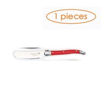 1/4/6Pcs 6.25Inch Laguiole Butter Knife Rainbow Plastic Handle Colorful Cheese Spreader Cutter Food Grade Stainless Steel Dinnerware Set