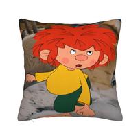 P-Pumuckl Pagalvių užvalkalai Šiuolaikinis Pagalvės užvalkalas Sofai Namų dekoras Jaukus Pagalvės užvalkalas Peach skin 18*18(CM)-1Pcs red