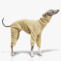 Vipetas Italų kurtas Drabužiai Šuns kombinezonas Vilnos žiemos golfo apykaklė Tampri apranga Šuns storinantis paltas Naminių gyvūnėlių drabužiai S-3XL (Khaki,L) chaki