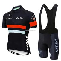 STRAVA Naujas Vasaros Vyriškas Dviratininko Kostiumo Rinkinys Petnešėlės Trumpomis Rankovėmis Dviratininko Kostiumas 5XL black