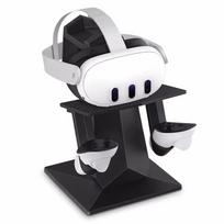 Meta Oculus Quest 3 2 Pro Quest3 Quest2 įkrovimo stovelis Laikiklis Laikiklis Žaidimų priedas Virtualiosios realybės VR akiniai Ausinės Šalmas only Stand Holder juoda