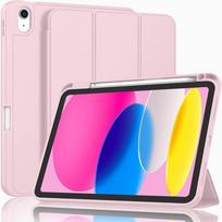 For IPad A19 12th A16 11th 10th 9th 8th 7th 10.2 Air 4 5 10.9 Pencil Holder Case Pro 11 12.9 13 Air 11 M2 M3 M4 Tablet Funda iPad 10th 10.9 rožinė