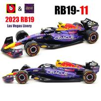 Bburago 1:43 F1 Red Bull Racing Tag Heuer Rb20  #1 Verstappen #11 Perez Alloy Car Die Cast Model Toy Collectible Sf24 black