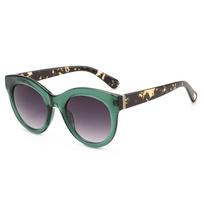 Retro Cat Eye Sunglasses Women Fashion Gradient Lens Sun Glasses Female Vintage Luxury Brand Designer Shades žalia