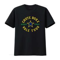 Chute Boxe Vale Tudo Muay Thai Kovos Menas Juoda Rankove T Marškinėliai S 2XL Derliaus Universalūs Patogūs Vyriški Mada 4XL