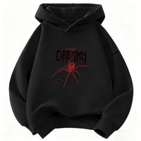 Hip Hop voras Streetwear gobtuvas Vaikams Vaikų džemperis su gobtuvu Mielas Harajuku gobtuvas berniukams mergaitėms Rudeninis žieminis laisvalaikio gobtuvas 120 juoda