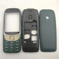Pilnas korpusas Nokia 6310 4G dviejų SIM kortelių korpusas baterijos dangtelis korpuso dėklas angliškas klaviatūros keitimas žalia