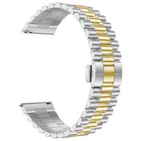 18/20/22mm nerūdijančio plieno apyrankė Huawei Ultimate 2 GT 6 Pro 5 Runner 2 laikrodžiui, apyrankė Garmin 170 70 570 265 265S Venu 4 laikrodžiams 18mm white