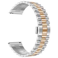 18/20/22mm nerūdijančio plieno apyrankė Huawei Ultimate 2 GT 6 Pro 5 Runner 2 laikrodžiui, apyrankė Garmin 170 70 570 265 265S Venu 4 laikrodžiams 20mm white